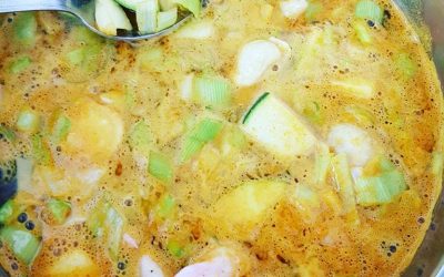 Bulion z kości kojący jelita