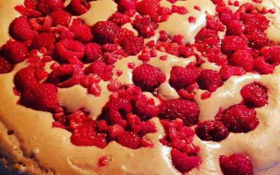 Ciasto jogurtowe o smaku kokosa i kasztanów