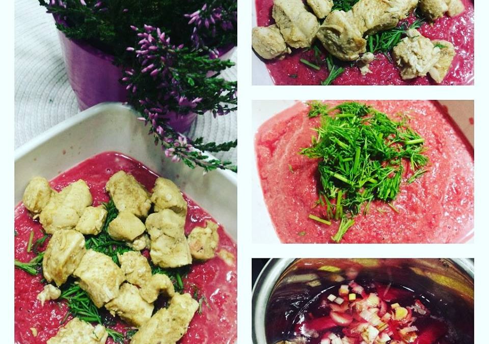 Krem z buraka w mleczku kokosowym