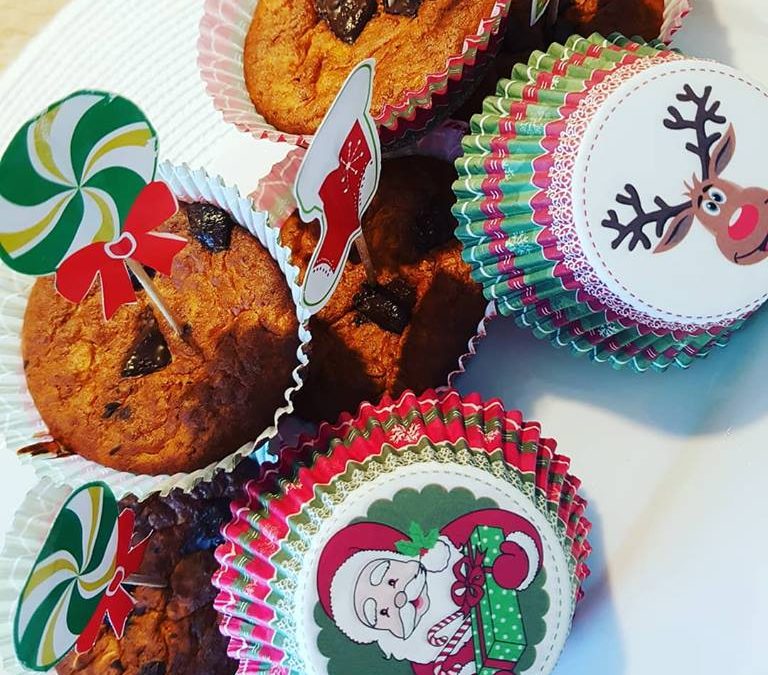 Mufiny z nutką czekolady