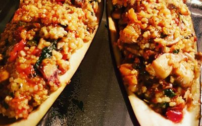 Bakłażan faszerowany