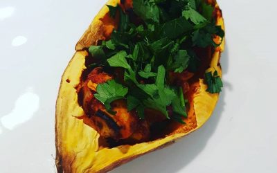 Bataty nadziewane mięsem