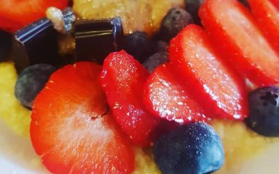 Jaglanka z masłem orzechowym