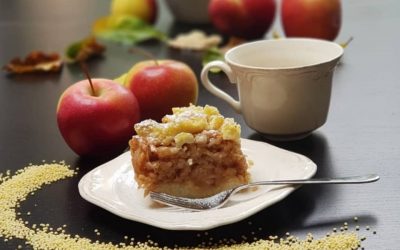 Szarlotka z kaszy jaglanej