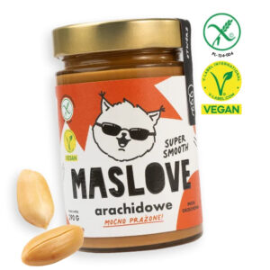 Pasta orzechowa bezglutenowa arachidowa mocno prażona 290g