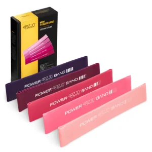 Zestaw gum do ćwiczeń fitness MINI POWER BAND 4FIZJO 5 sztuk